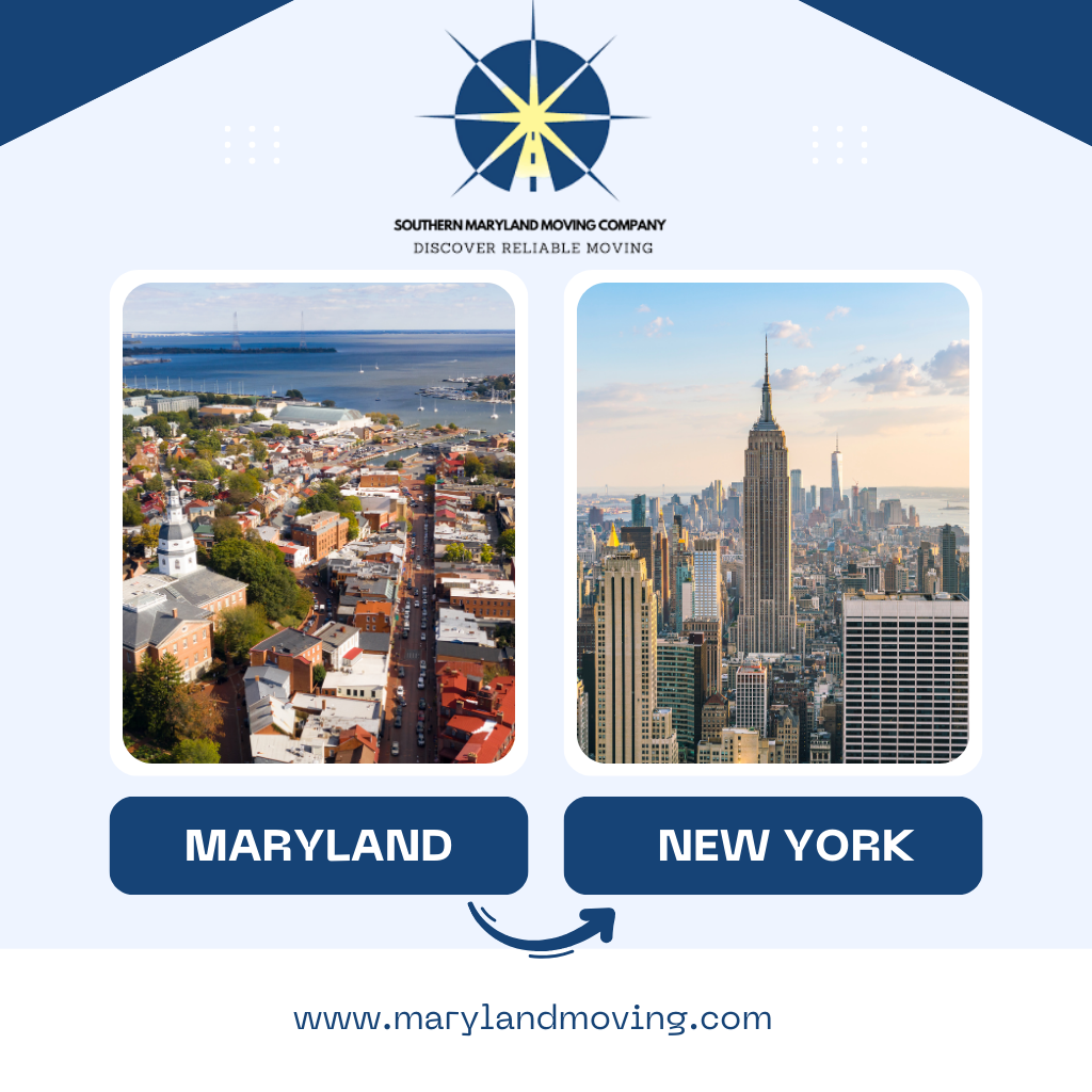Maryland to New York